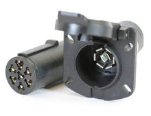 TC1077P  -  7-WAY ROUND TO 7-WAY RV FLAT TRAILER CONNECTOR ADAPTER